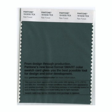 Pantone 19-5232 TCX Swatch Card Rain Forest