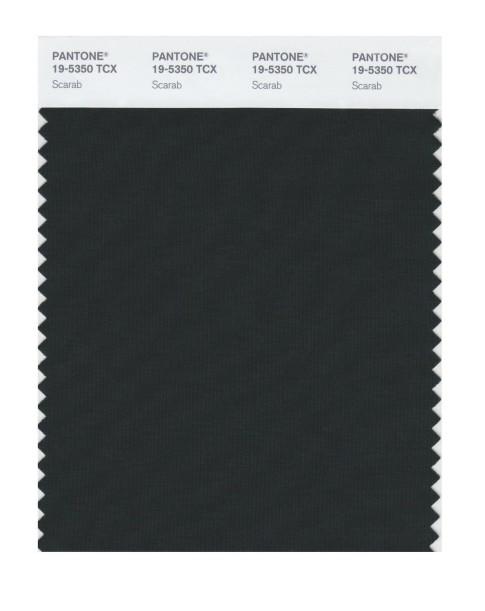 Pantone 19-5350 TCX Swatch Card Scarab