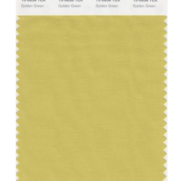 Pantone 15-0636 TCX Swatch Card Golden Green