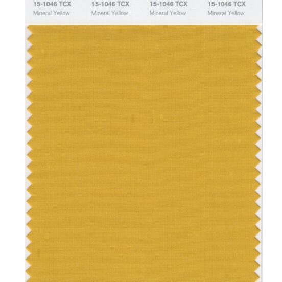 Pantone 15-1046 TCX Swatch Card Mineral Yellow
