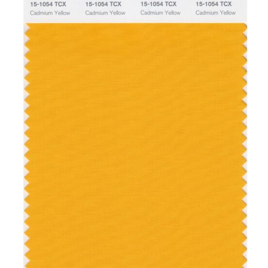 Pantone 15-1054 TCX Swatch Card Cadmium Yellow