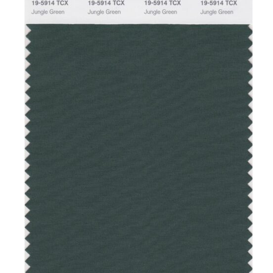 Pantone 19-5914 TCX Swatch Card Jungle Green