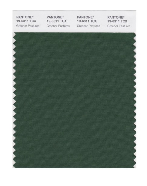 Pantone 19-6311 TCX Swatch Card Greener Pastures