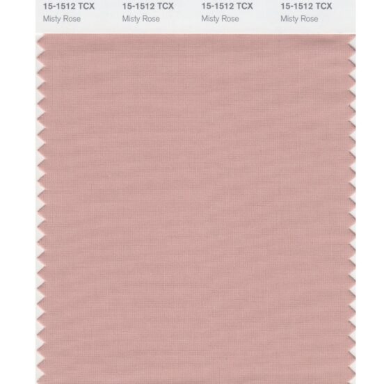 Pantone 15-1512 TCX Swatch Card Misty Rose