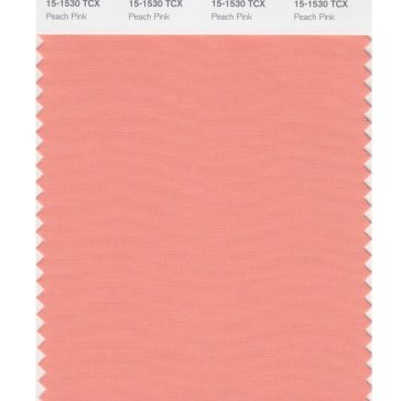 Pantone 15-1530 TCX Swatch Card Peach Pink