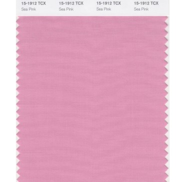 Pantone 15-1912 TCX Swatch Card Sea Pink