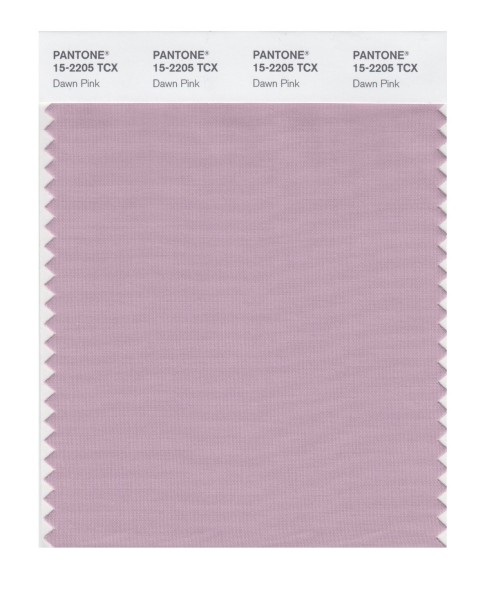 Pantone 15-2205 TCX Swatch Card Dawn Pink