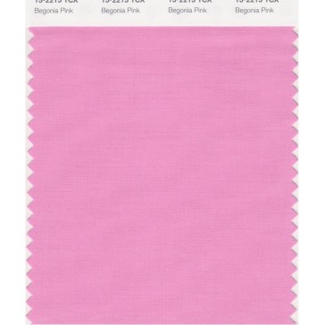 Pantone 15-2215 TCX Swatch Card Begonia Pink