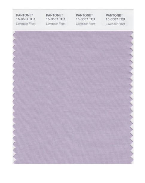 Pantone 15-3507 TCX Swatch Card Lavender Frost