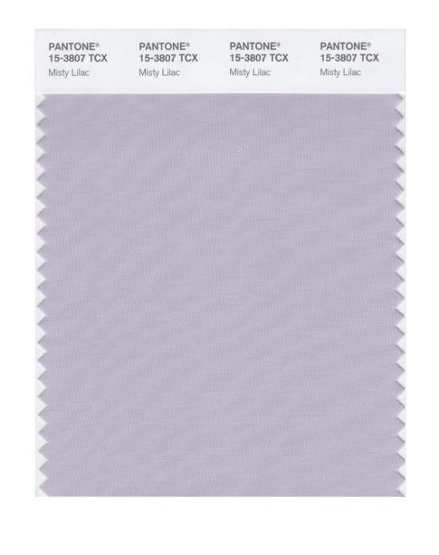 Pantone 15-3807 TCX Swatch Card Misty Lilac