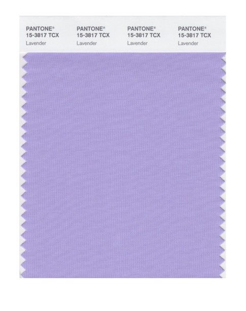Pantone 15-3817 TCX Swatch Card Lavender