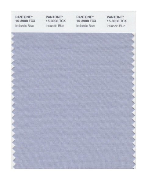 Pantone 15-3908 TCX Swatch Card Icelandic Blue