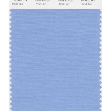 Pantone 15-3920 TCX Swatch Card Placid Blue