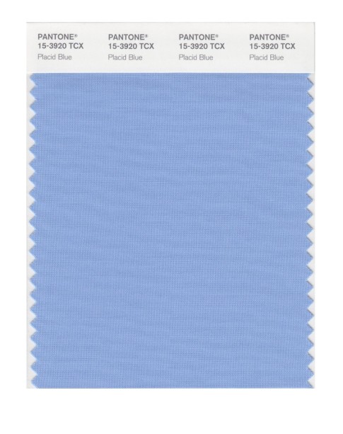 Pantone 15-3920 TCX Swatch Card Placid Blue