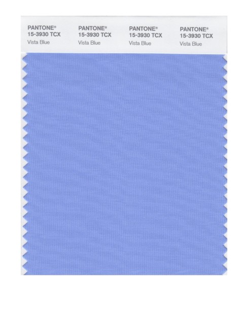 Pantone 15-3930 TCX Swatch Card Vista Blue