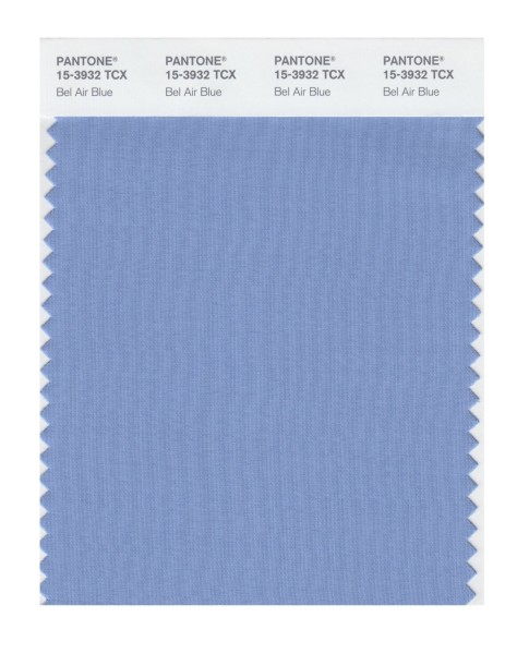 Pantone 15-3932 TCX Swatch Card Bel Air Blue