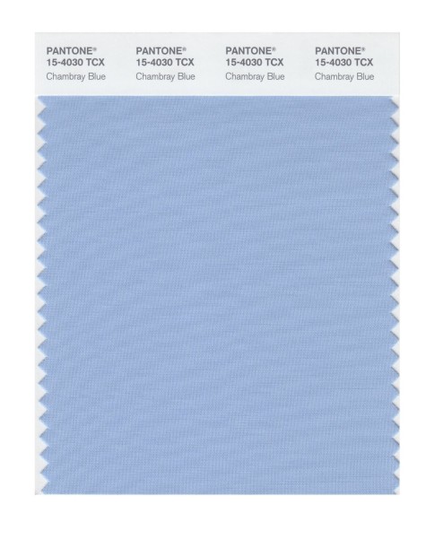 Pantone 15-4030 TCX Swatch Card Chambray Blue