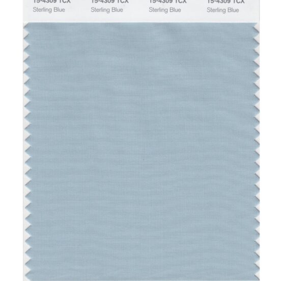 Pantone 15-4309 TCX Swatch Card Sterling Blue