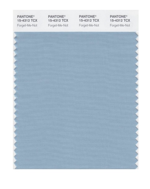 Pantone 15-4312 TCX Swatch Card Forget-Me-Not