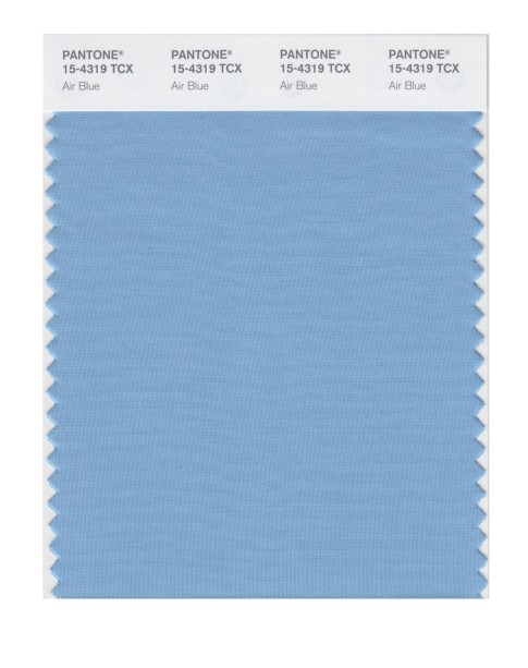 Pantone 15-4319 TCX Swatch Card Air Blue