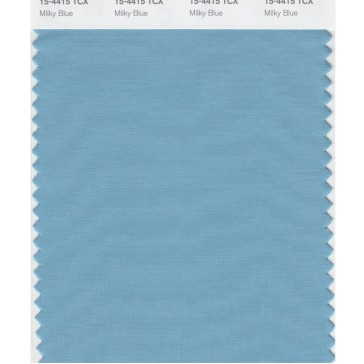 Pantone 15-4415 TCX Swatch Card Milky Blue