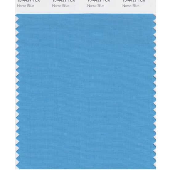 Pantone 15-4427 TCX Swatch Card Norse Blue