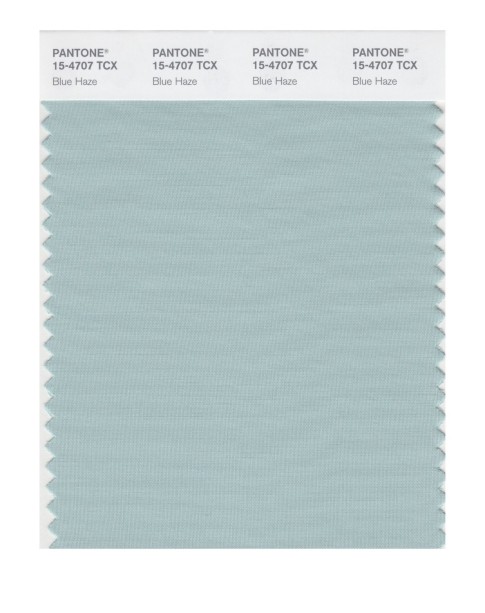 Pantone 15-4707 TCX Swatch Card Blue Haze