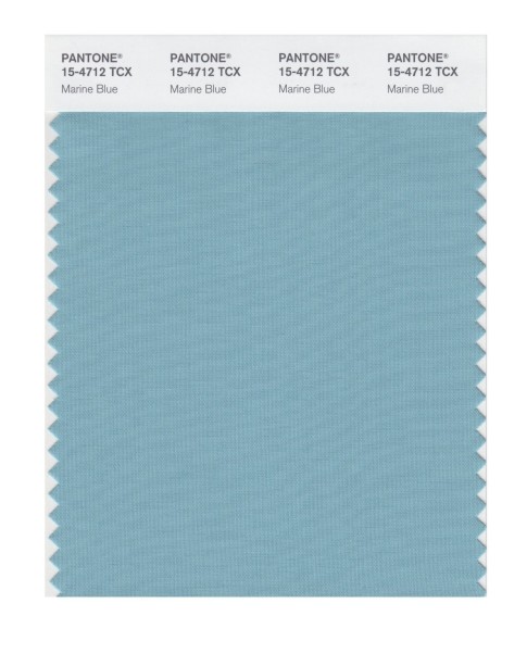 Pantone 15-4712 TCX Swatch Card Marine Blue