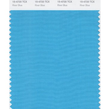 Pantone 15-4720 TCX Swatch Card River Blue