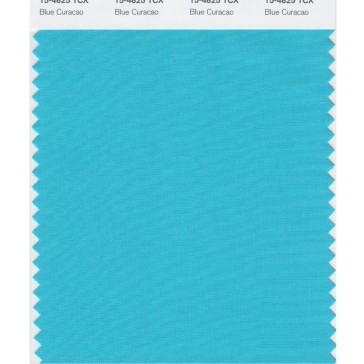Pantone 15-4825 TCX Swatch Card Blue Caracao