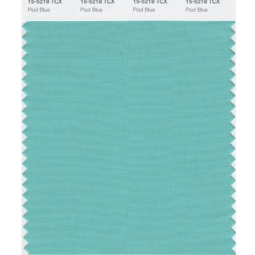 Pantone 15-5218 TCX Swatch Card Pool Blue